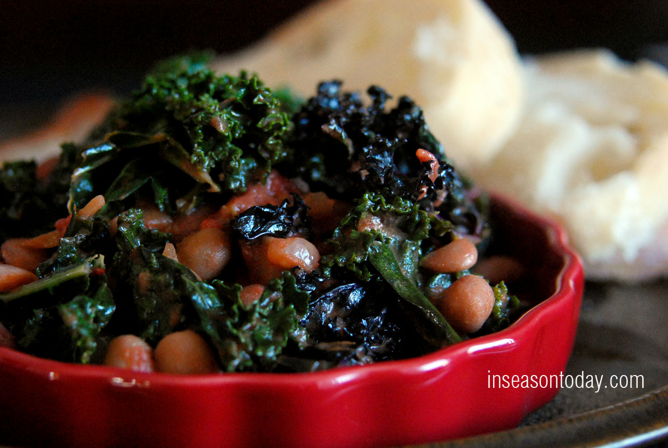 kale and chipotle beans 1