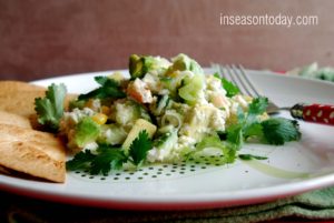 Creamy Avocado and Crab Salad With Toasted Tortillas 2
